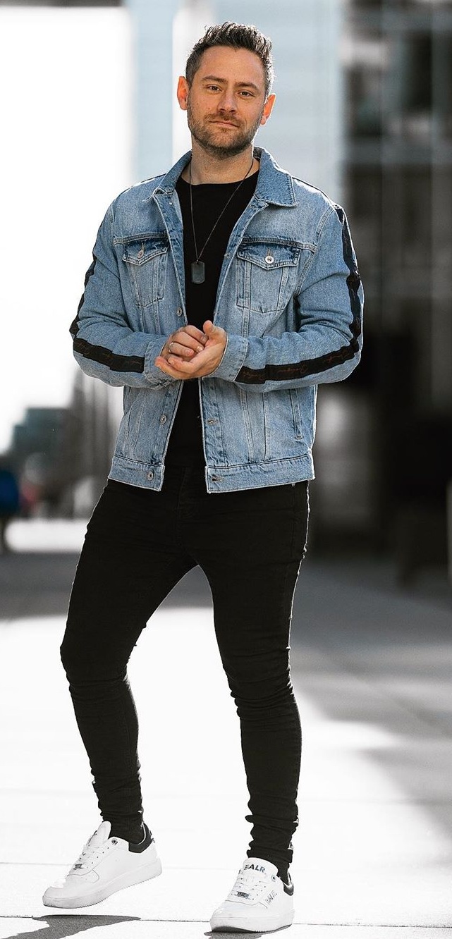 5 Amazing Mens Denim Jacket Outfits