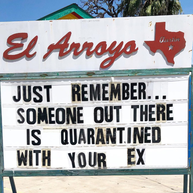 Funny restaurant sign.