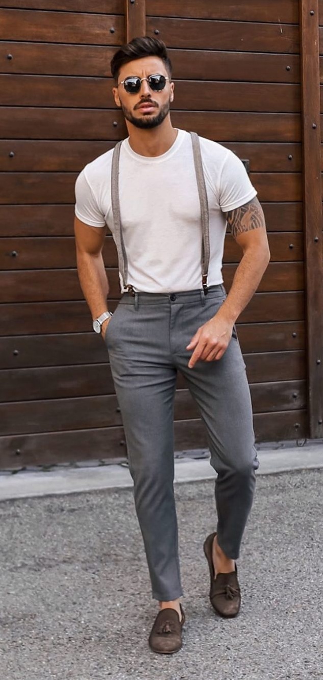 Stylish Suspender Outfits for Men