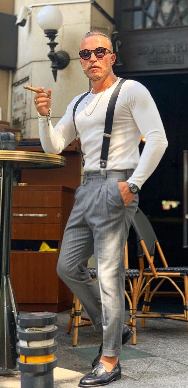 Suspender Outfits for Men
