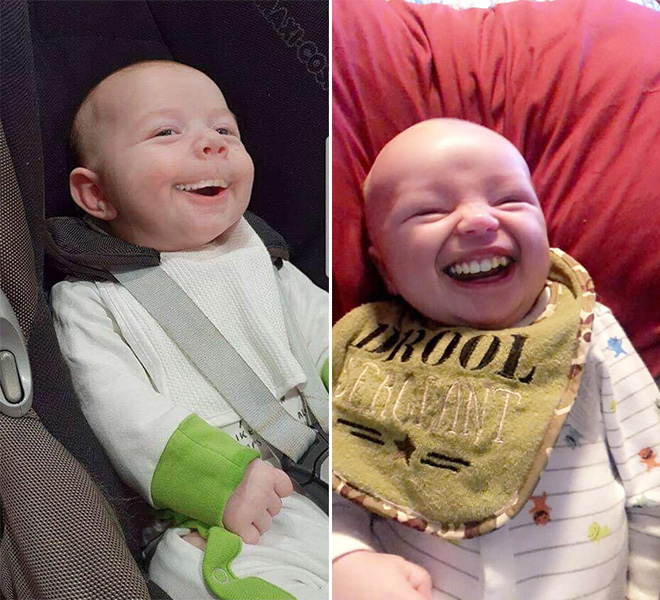 Babies with adult teeth look really creepy.