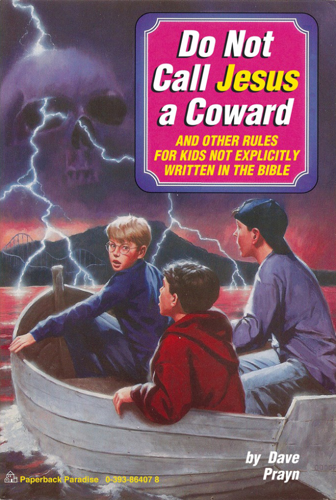 Vintage young adult book parody.