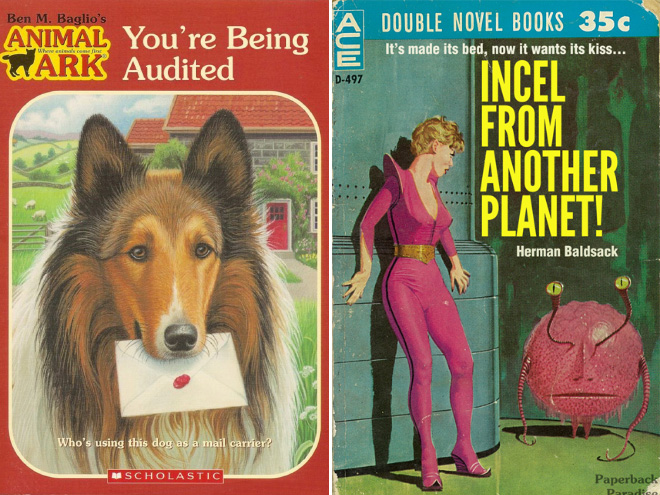 Vintage young adult book parodies.