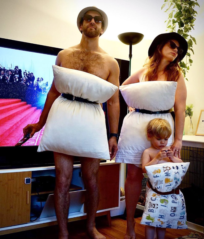 The pillow dress challenge.