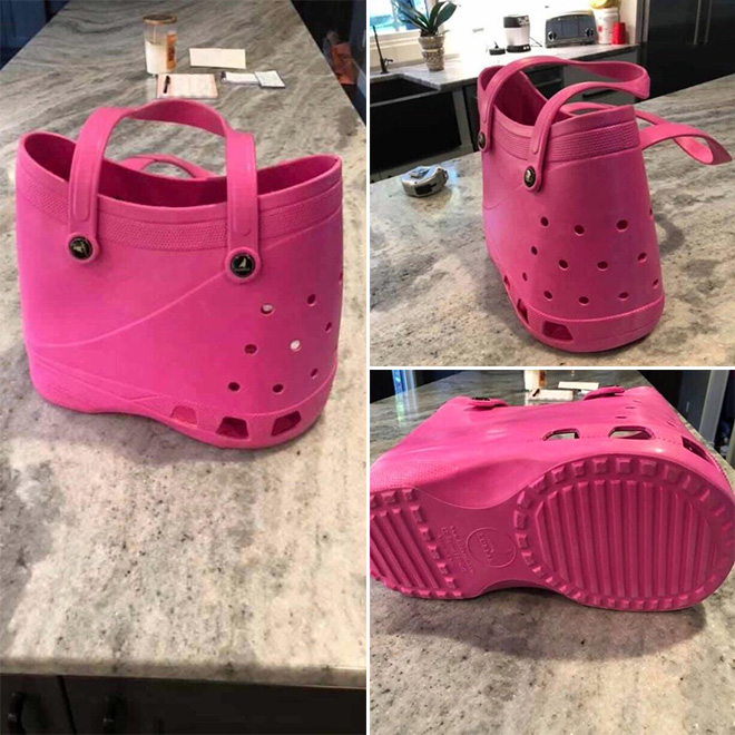 Crocs beach bag is the creation nobody asked for: truly vile crime against fashion.