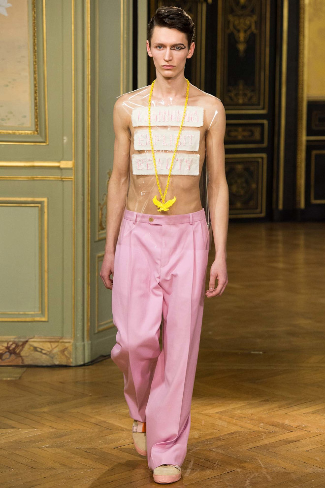 Men's fashion by Walter Van Beirendonck.