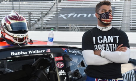 'We're fighting for change': Bubba Wallace on Nascar and the Confederate flag