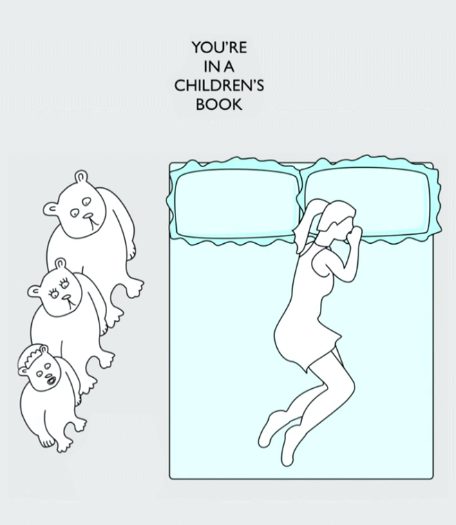 What your sleeping position says about you.