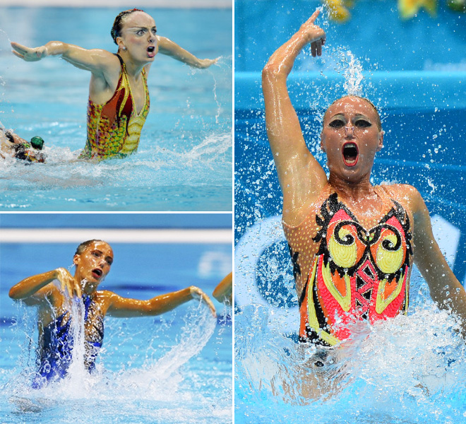 Synchronised swimming is a truly majestic sport.