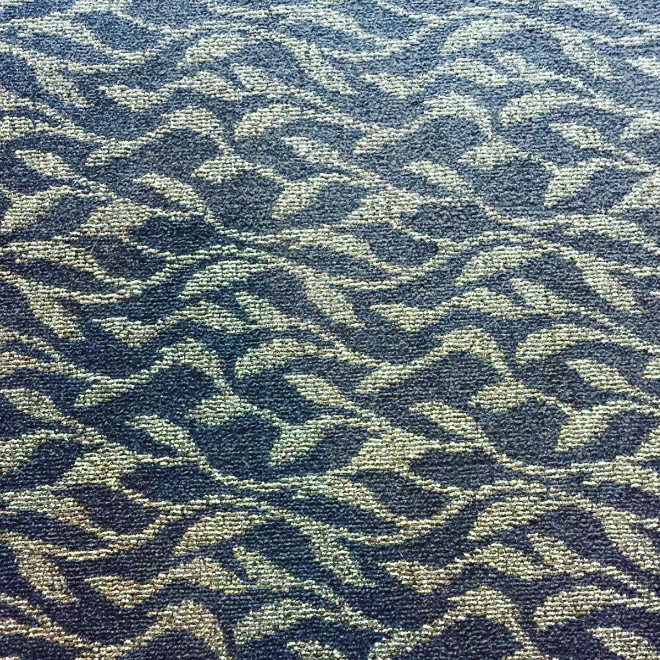 Boring hotel carpet.
