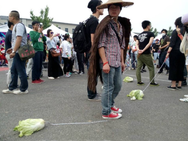 Vegans love to take their pets for a walk.