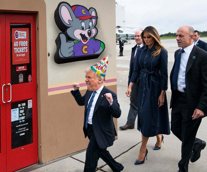 Trump meets Photoshop...