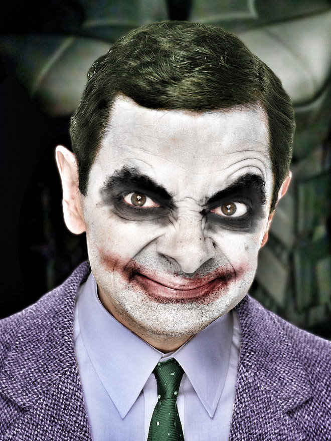 Mr. Bean meets Photoshop.