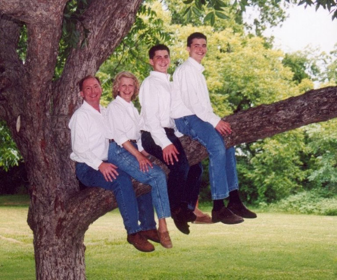 Awkward family photo.