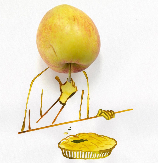 When everyday objects meet drawings...