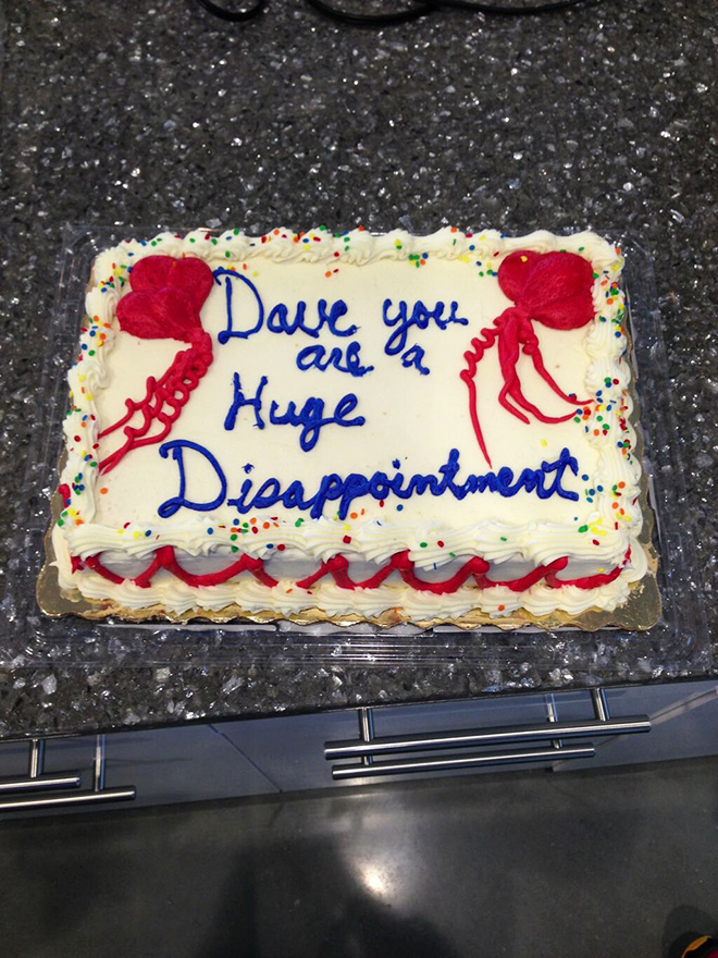 Cursed cake.