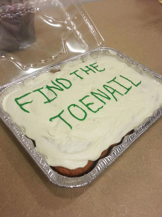 Cursed cake.