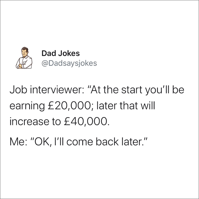 Brilliant dad joke.