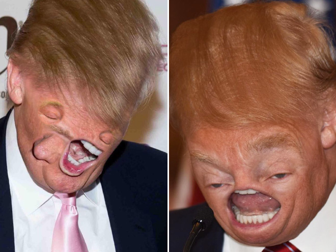 When Trump meets Photoshop...