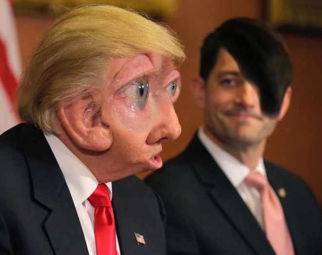 When Trump meets Photoshop...
