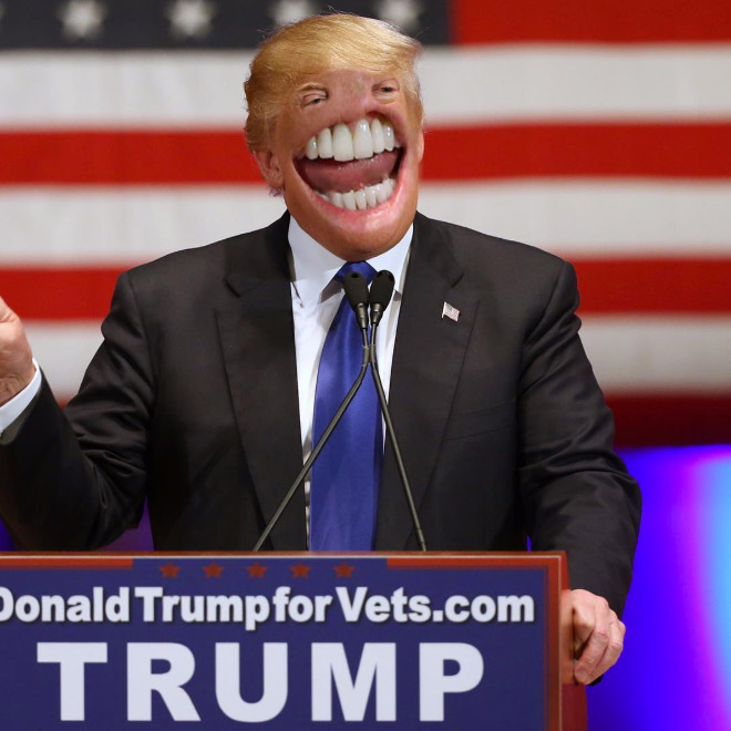When Trump meets Photoshop...