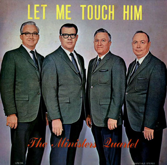 Creepy vintage Christian album cover.