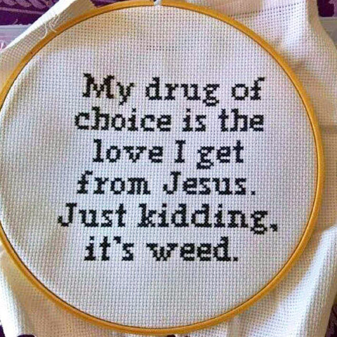 Brilliant cross stitch.