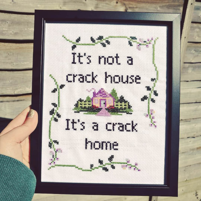 Brilliant cross stitch.