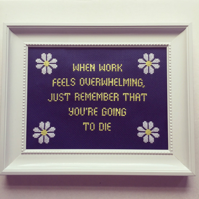 Brilliant cross stitch.