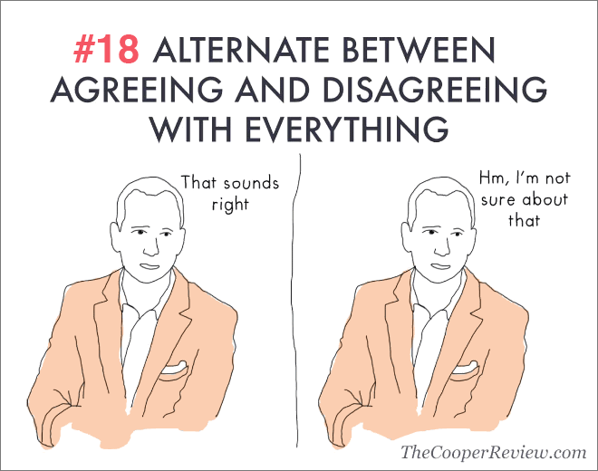 Great trick to appear smart in meetings.