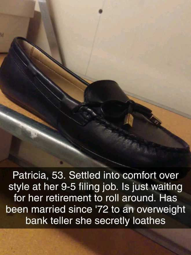 What these type of shoes tell about the owner.