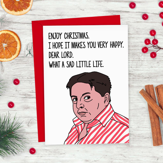Funny Christmas card.