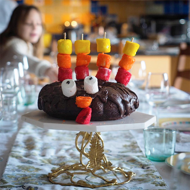 Thanksgiving cake fail.