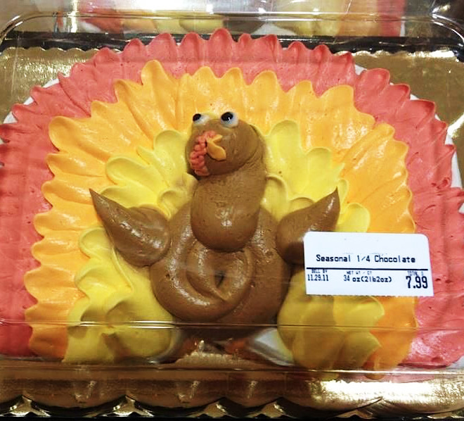 Thanksgiving cake fail.