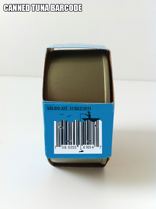 Brilliant barcode design.