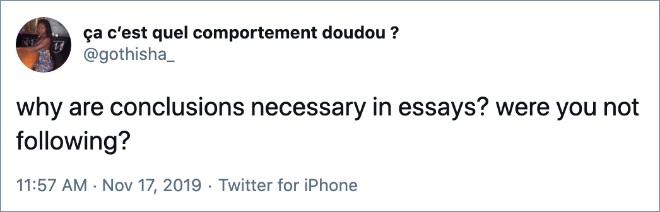 why are conclusions necessary in essays? were you not following?