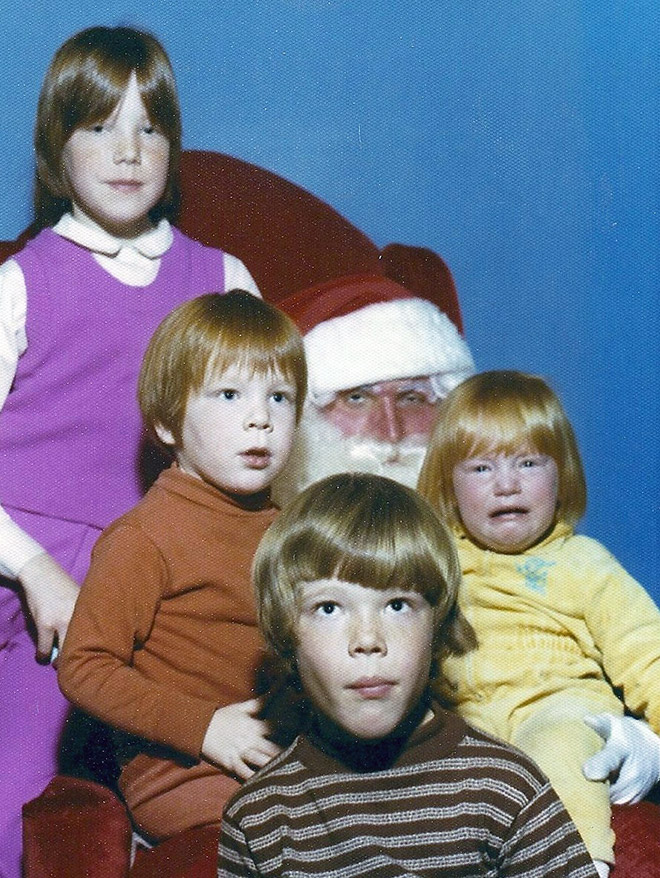 Creepy Santa that will haunt your dreams.