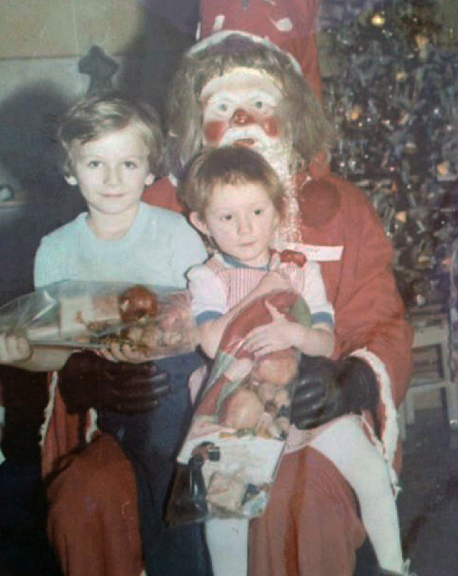 Creepy Santa that will haunt your dreams.