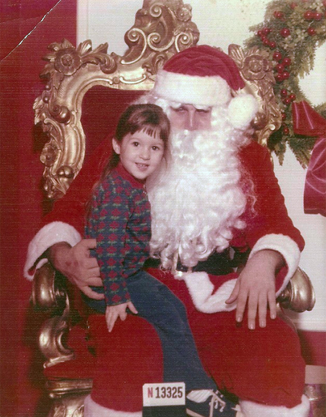 Creepy Santa that will haunt your dreams.