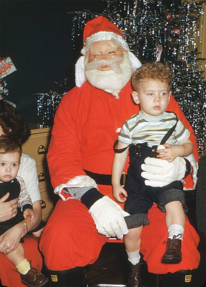 Creepy Santa that will haunt your dreams.