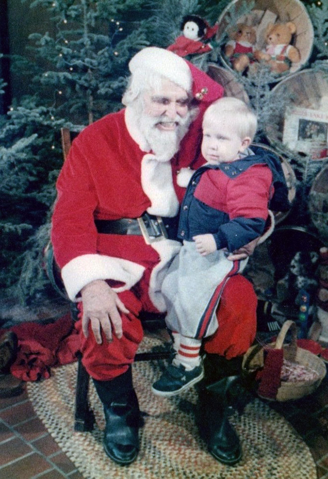 Creepy Santa that will haunt your dreams.