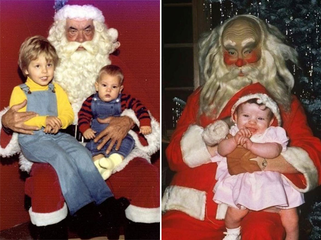 Creepy Santas from Hell.