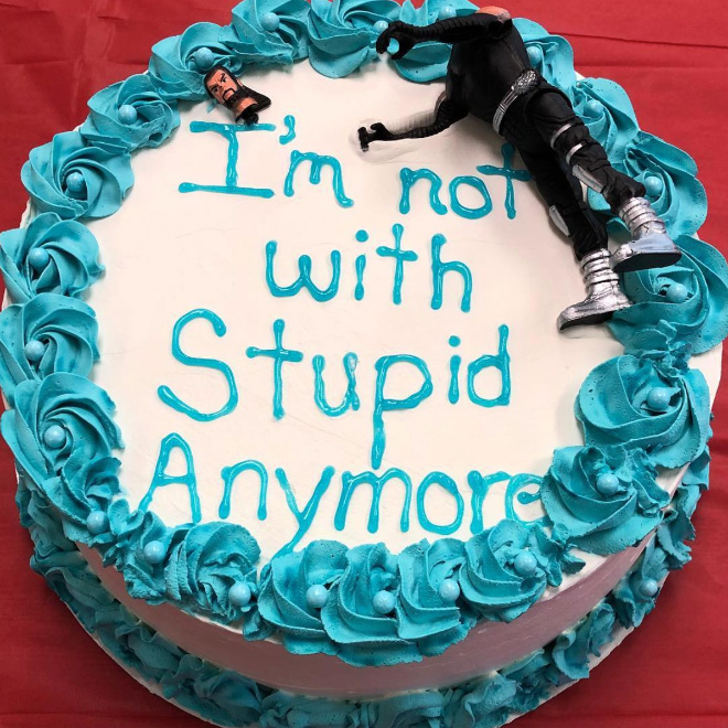 Divorce cake.