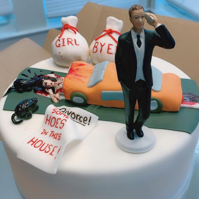 Divorce cake.