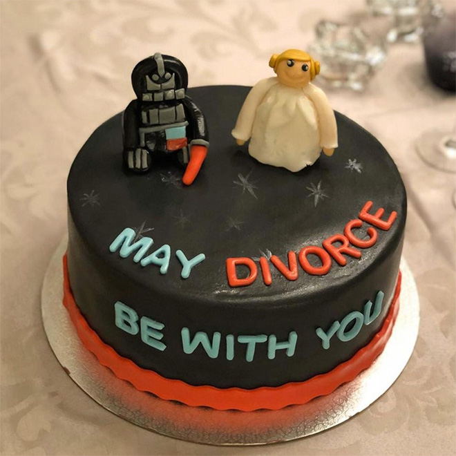 Divorce cake.