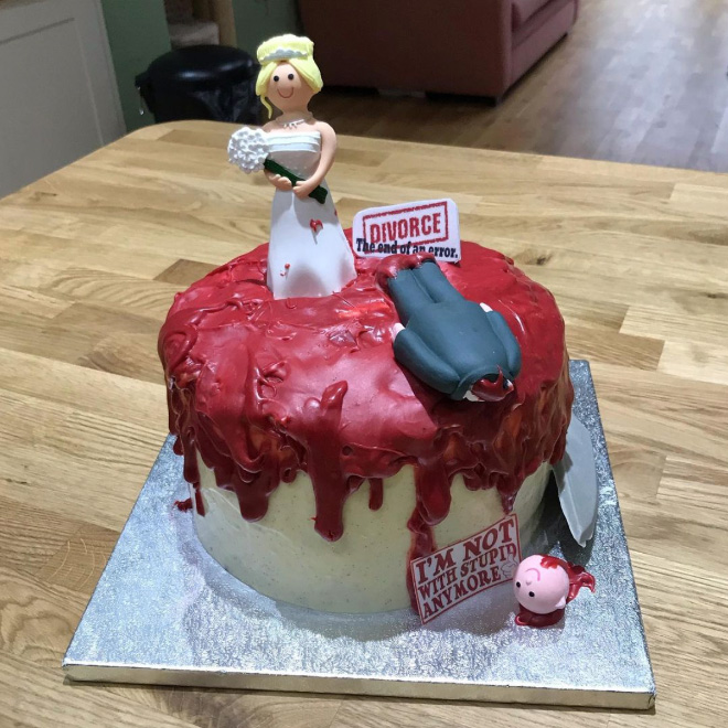 Divorce cake.