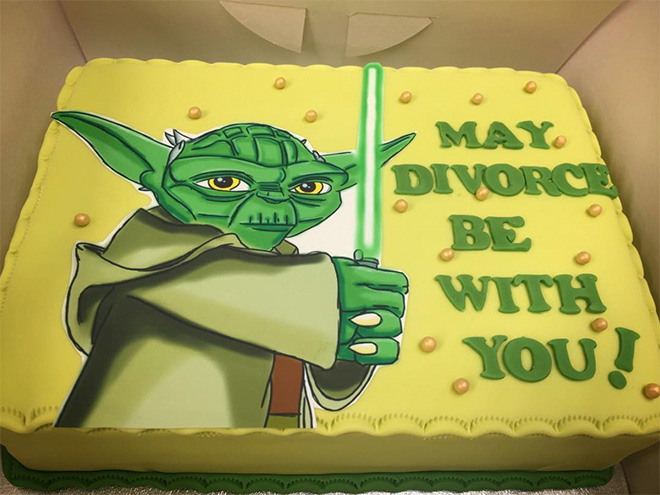 Divorce cake.