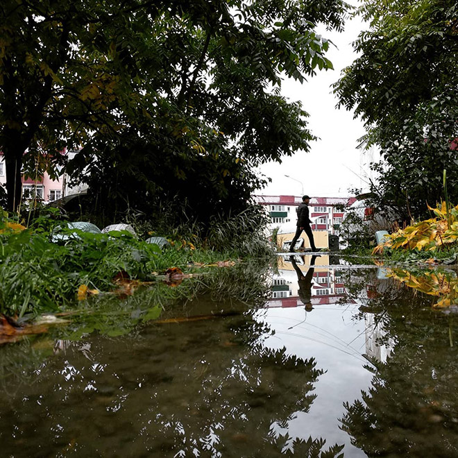 Russia's oldest puddle.