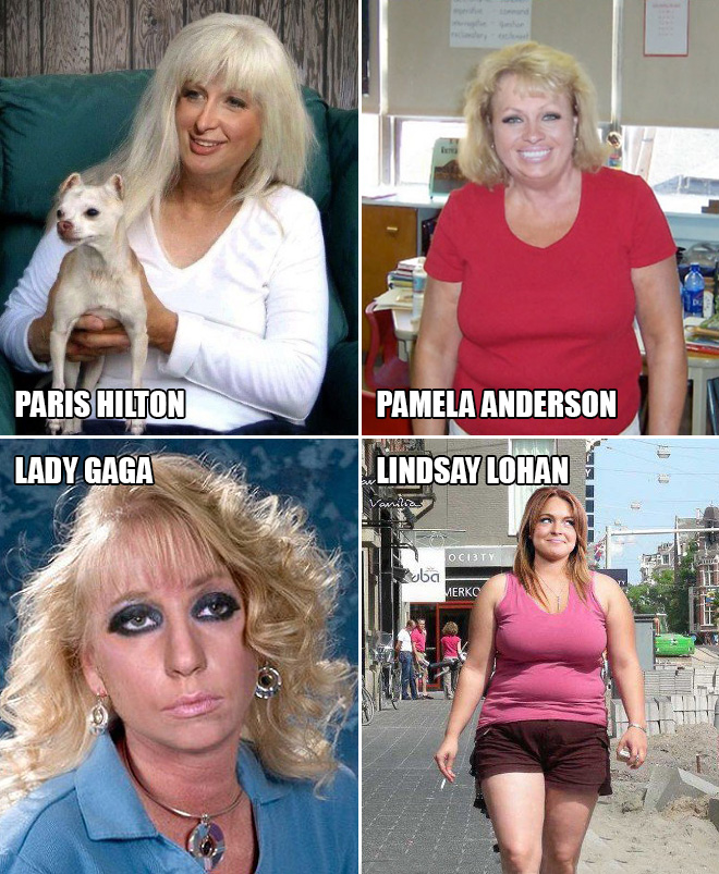 If celebrities went into witness protection program.