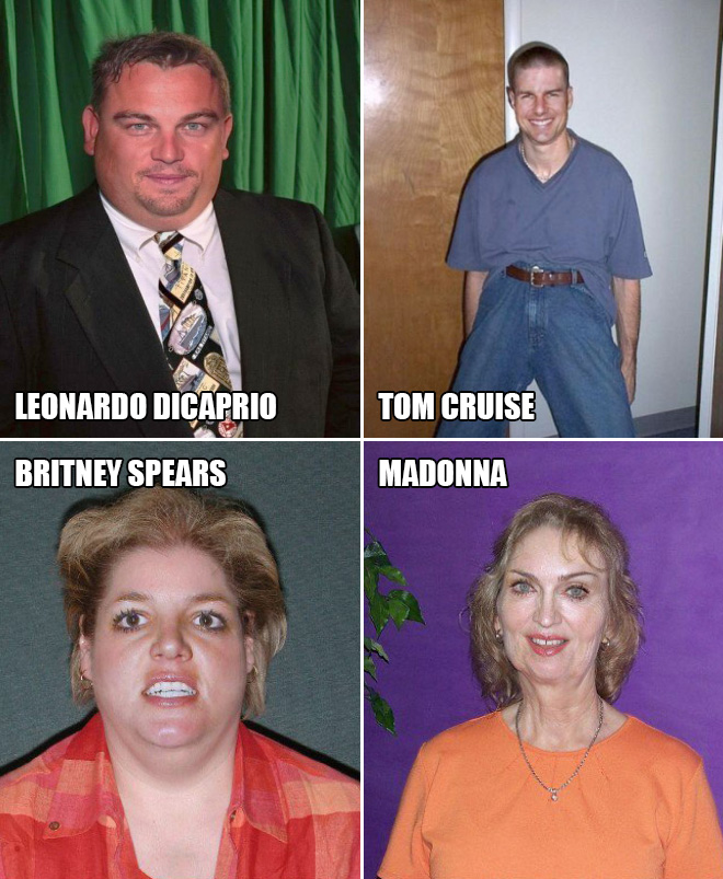 If celebrities went into witness protection program.